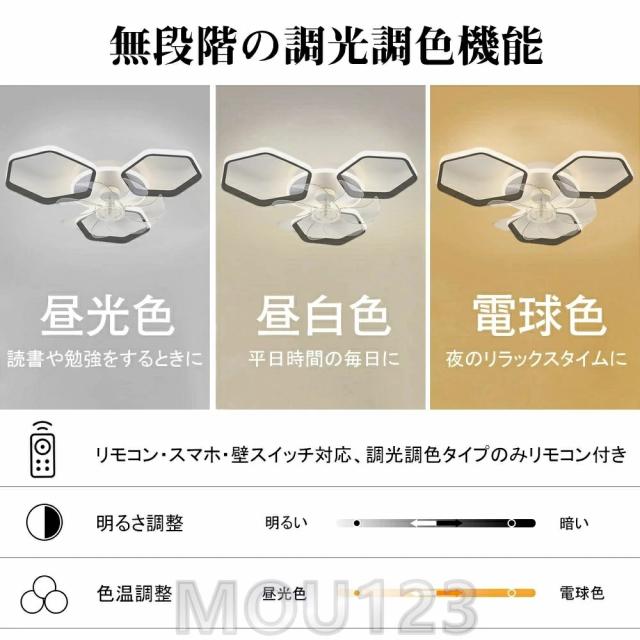 シーリングファン ファン付き照明 シーリングファンライト LED 12畳 サーキュレーター シーリングライト リモコン付き 8畳 10畳 風量調節 常夜灯 DCモーター 空気循環 照明器具 省エネ 寝室 部屋 洋室 和室 リモコン おしゃれ 2026