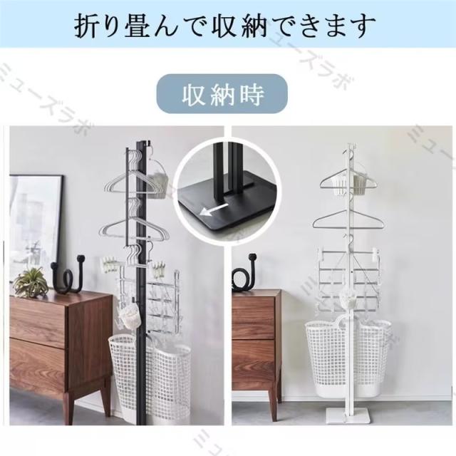 物干しスタンド 屋外 コンパクト収納 室内干しスタンド 折りたたみ 洗濯 物干し スタンド 折りたたみ 物干し 室内 屋外兼用 布団干し 折りたたみ 洗濯物干し 屋外 布団干し 室内干し 部屋干し 一時干し ランドリー 布団干し おりたたみ 花粉 黄砂 対策_5