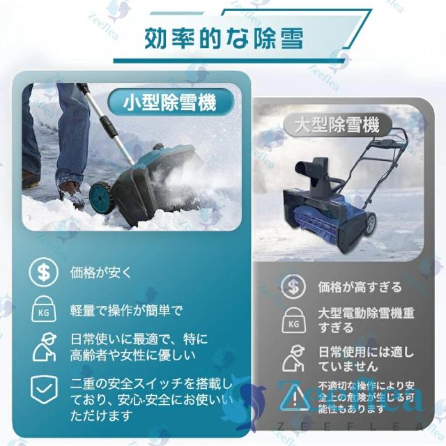 電動除雪機 除雪機 充電式 コードレス除雪機 雪かき 電動スコップ 家庭用 除雪幅30cm 1.5AH 21Vバッテリー 除雪器具 電動除雪スコップ 小型除雪機 シャベル 軽量 便利 雪かき用 雪飛ばし 除雪用具 簡単 投雪 女性 駐車場 PSE認証済み_1