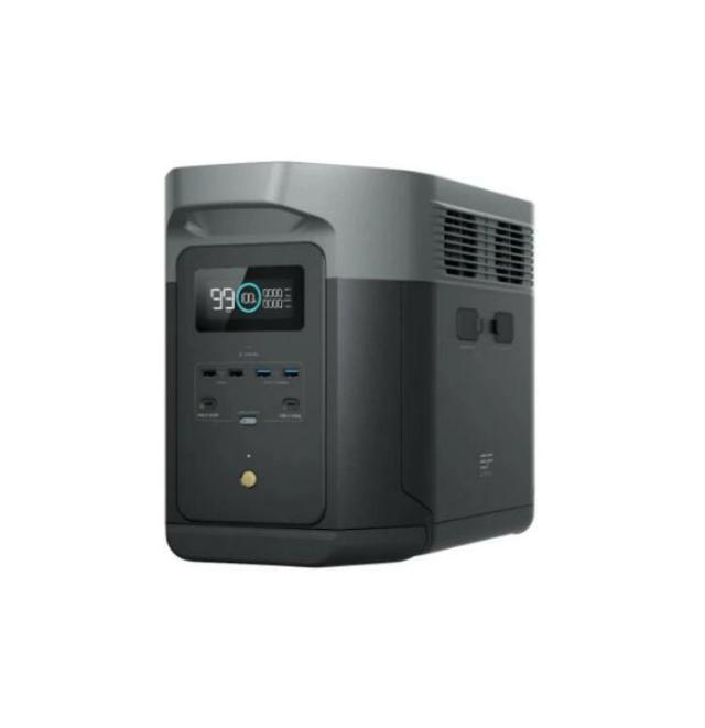 ポータブル電源 DELTA 2 Max EcoFlow エコフロー 2000Wh AC最大出力2400W EFDELTA2MAXJP ポータブル電源／防災／災害対策／作業車備品／ガソリン発電機置き換え／BCP対策／アウトドア／作業環境改善／整備済品 4895251605052