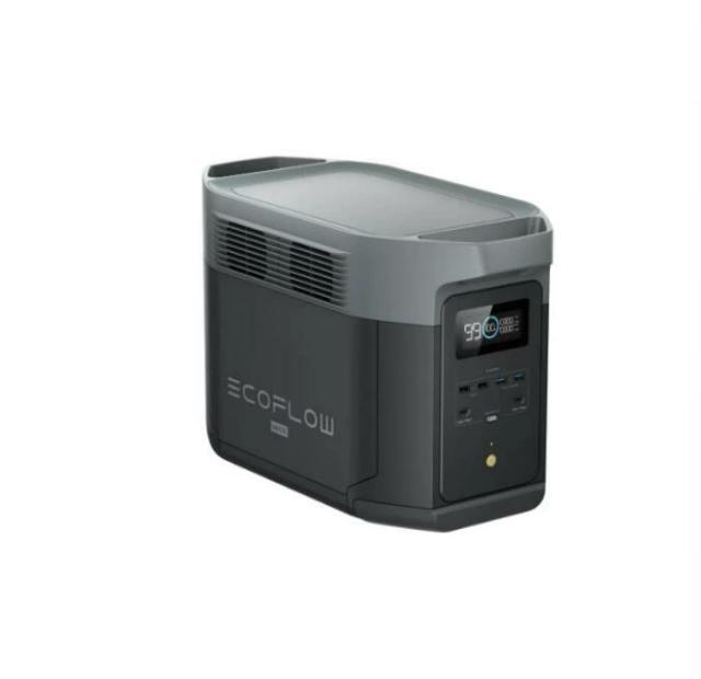 ポータブル電源 DELTA 2 Max EcoFlow エコフロー 2000Wh AC最大出力2400W EFDELTA2MAXJP ポータブル電源／防災／災害対策／作業車備品／ガソリン発電機置き換え／BCP対策／アウトドア／作業環境改善／整備済品 4895251605052