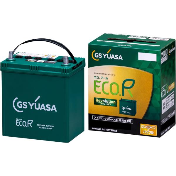 ER-Q-95/95D23L GSユアサ Q85 国産車バッテリー ECO.R Revolution アイドリングストップ車対応 旧ER-Q-85/95D23L