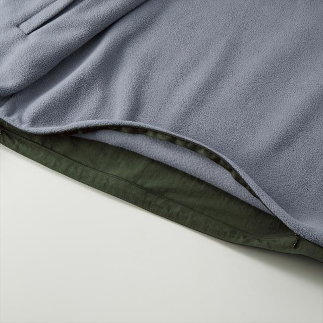 オール・ベーシックス トラックジャケット リバーシブル 2WAY U.S.ARMY ロゴプリント ナイロン フリース トレーニングジャケット ナイロンジャケット ウインドブレーカー フリースジャケット アウター ブルゾン アメカジ メンズ レディース ユニセックス