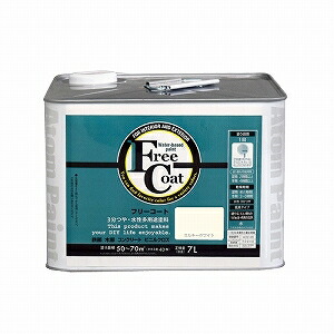 アトムハウスペイント  フリーコート　7L  ミルキーホワイト 【yellow under tone】