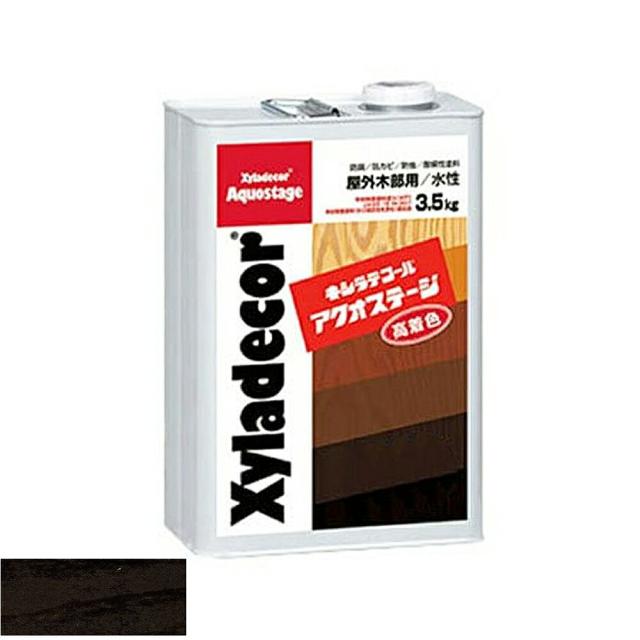 大阪ガスケミカル キシラデコール　アクオステージ 　3.5KG　＃412ジェットブラック