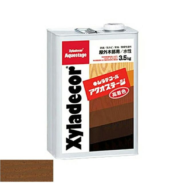 大阪ガスケミカル キシラデコール　アクオステージ 　3.5KG　＃410オリーブ