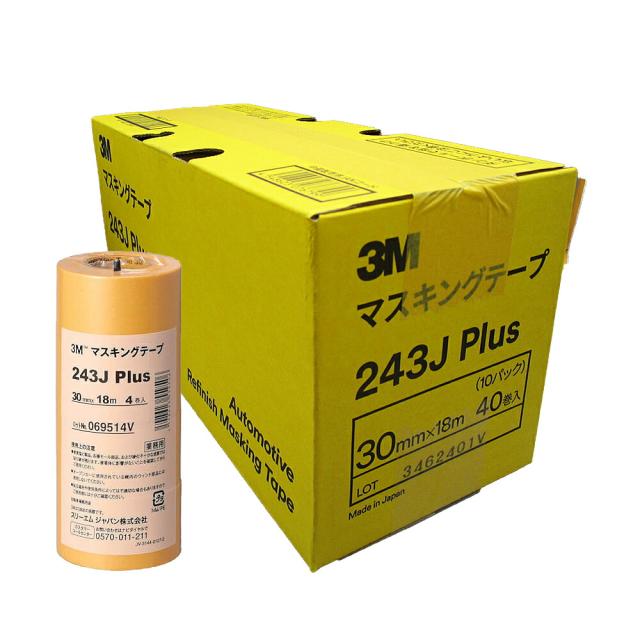 3M（スリーエム） 243J　マスキングテープ　30MM　40個入り