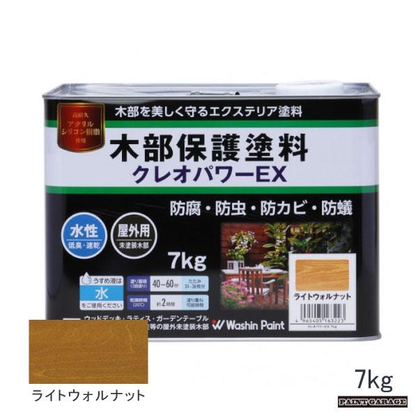 和信 水性クレオパワーEX 7kg ライトウォルナット