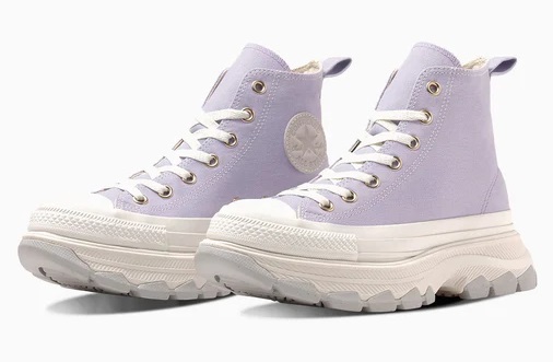 【数量限定】【CONVERSE】5SE010 ALL STAR (R) TREKWAVE NC HI LAVENDER コンバース オールスター トレックウェーブ ラベンダー スニーカー ハイカット 大人靴 シューズ カジュアル