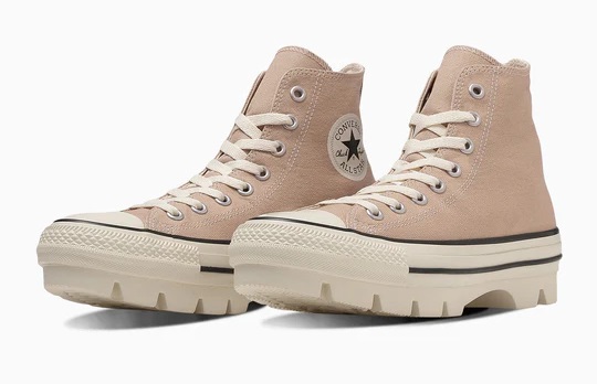 【SALE】【CONVERSE】1SE175 ALL STAR CHUNK HI BEIGE コンバース オールスター チャンク HI ベージュ スニーカー オールスター メンズ レディース ハイカット 厚底