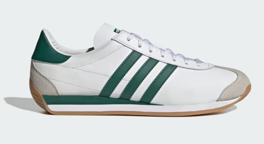 【adidas】IF2856 COUNTRY OG WHITE/GREEN アディダス カントリー ホワイト/グリーン レディース メンズ スニーカー ローカット シューズ 大人靴_1