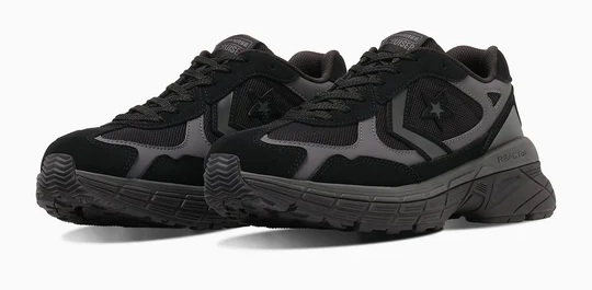 【SALE】【CONVERSE】STARFIRESC RE BLACK/DARKGRAY スターファイヤー ブラック/ダークグレイ コンバース シェブロン＆スター スニーカー ローカット 大人靴 シューズ メンズ