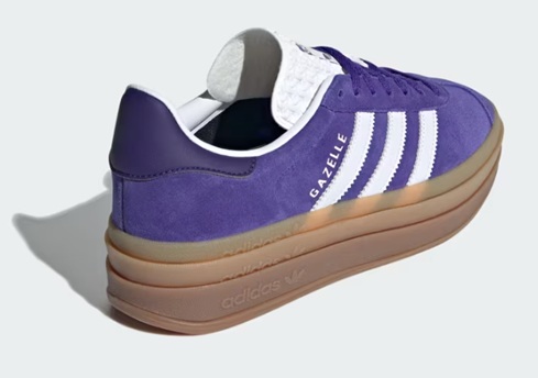 【adidas】IE0419 adidas GAZELLE BOLD W PURPLE アディダス ガゼルボールド パープル レディース スニーカー 厚底 ローカット シューズ 大人靴_3