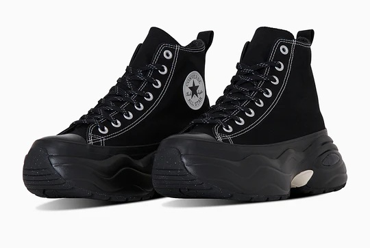 【CONVERSE】ALL STAR (R) SURGETRAINER HI BLACK/BLACK コンバース オールスター (R) サージトレーナー ブラック/ブラック スニーカー メンズ レディース  ハイカット 厚底