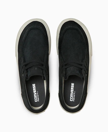 【CONVERSE】1SE365 ALL STAR (R) BOARDERSTAR MOCCASIN OX BLACK コンバース オールスター ボーダースター モカシン スニーカー ブラック メンズ レディース ローカット 厚底_2