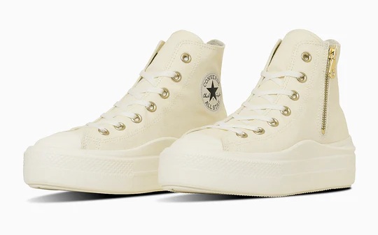 【CONVERSE】1SE375 ALL STAR LIGHT PLTS 2 Z HI ECRU コンバース オールスター ライト エクリュ スニーカー メンズ レディース  ハイカット 厚底 白色