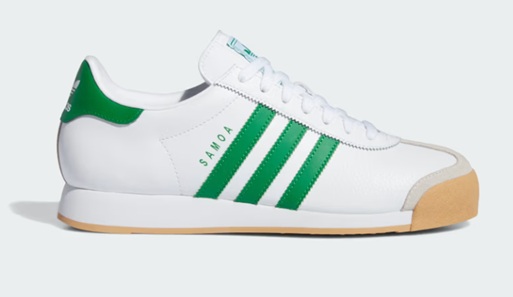 【adidas】JH9078 SAMOA WHITE/GREEN アディダス サモア ホワイト/グリーン メンズ スニーカー ローカット シューズ 大人靴_1