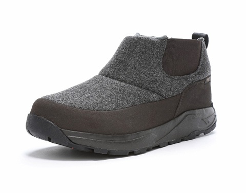 【HI-TEC】HT WT023 CHARCOAL ORNIS MOC WP ハイテック オルニス モック チャコール ウィンター スノー ショートブーツ 透湿防水 氷上防滑 抗菌防臭 吸湿速乾 メンズ レディース