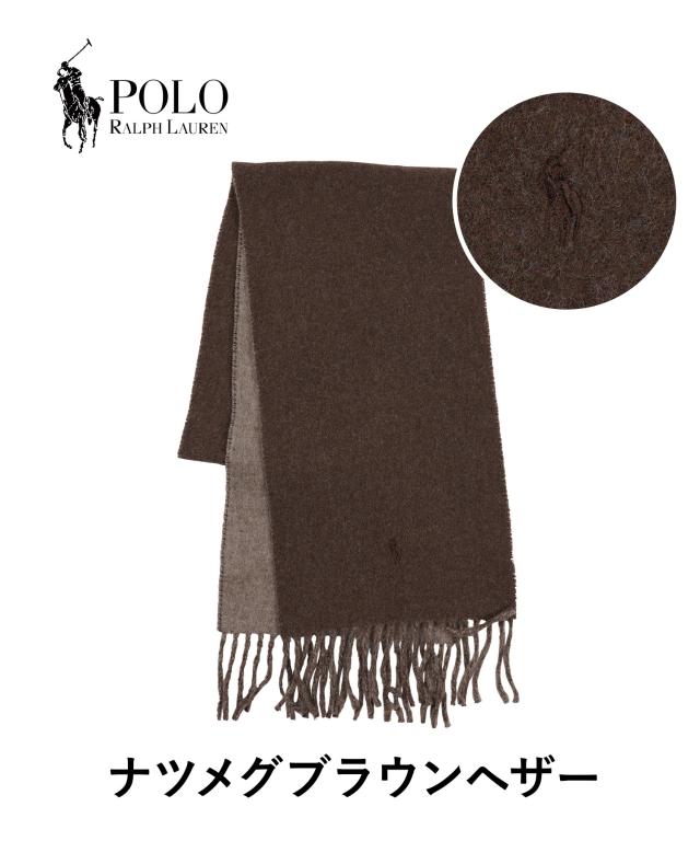 ポロ ラルフローレン POLO RALPH LAUREN マフラー・ストール 小物 グッズ あったか 防寒 秋冬 ストール リバーシブル ウール 男女兼用 おしゃれ ウール混 無地 ロゴ ワンポイント ブランド 彼氏 彼女 父 息子_3