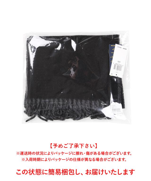 ポロ ラルフローレン POLO RALPH LAUREN マフラー・ストール 小物 グッズ あったか 防寒 秋冬 ストール リバーシブル ウール 男女兼用 おしゃれ ウール混 無地 ロゴ ワンポイント ブランド 彼氏 彼女 父 息子_12