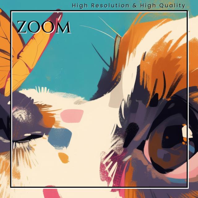 【蝶犬戯舞 - アメリカンコッカースパニエル犬の子犬 No.6】春・蝶・子犬・アートポスター・犬の絵・犬の絵画・犬のイラスト