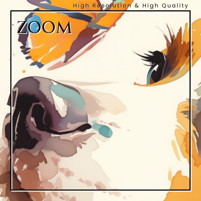 【蝶犬戯舞 - ジャックラッセルテリア犬の子犬 No.1】春・蝶・子犬・アートポスター・犬の絵・犬の絵画・犬のイラスト