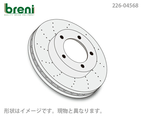 ■都度取寄せ商品 ディスクローター左右セット breni（ブレーニ） SCDシリーズ リア用 ドリルドローター アウディ R8