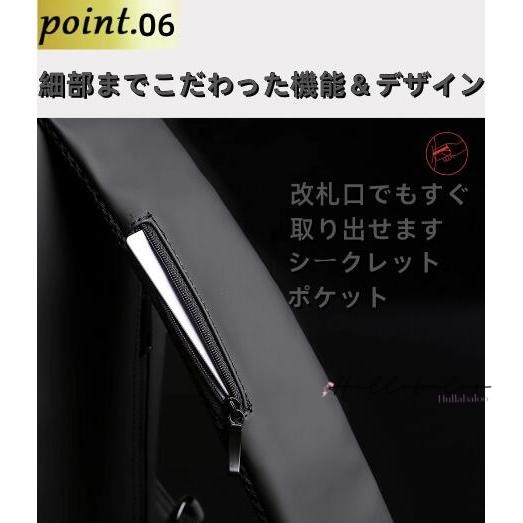 【おまけ付き】ボディバッグ ショルダーバッグ メンズ レディース 大容量 斜めがけ 肩掛け 防犯撥水 おしゃれ 通勤 通学 アウトドア 旅行 スリ 対策 バッグ usb充電ポート付き ワンショルダー スタイリッシュ 防水 出張 多機能 旅行 カバン クリスマス_6