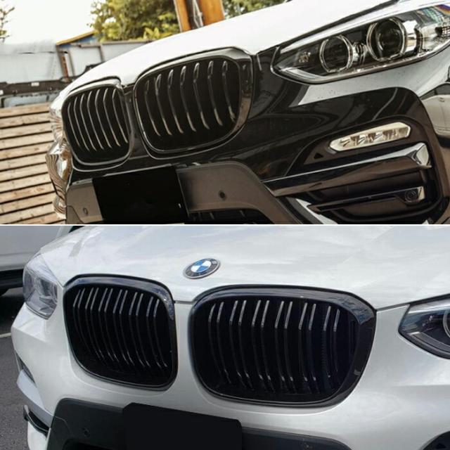 【楽天ランキング1位獲得】 BMW X3 X4 G01 G02 前期モデル グリル キドニーグリル X3M X4M スタイル Mルック Mスタイル ダブルフィン シングルフィン グロスブラック マットブラック アクセサリー カスタム パーツ 外装パーツ_6