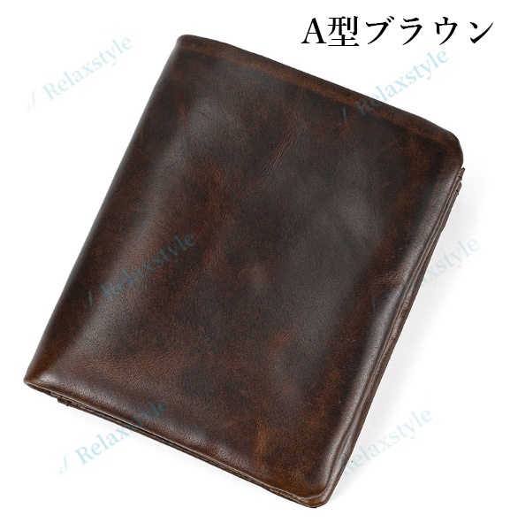 二つ折り財布 財布 メンズ 二つ折 本革 折りたたみ カード入れ 小銭入れ 軽量 革財布 レザー 革 カードがたくさん入る ブラック ビジネス シンプル 折り財布 薄型 軽いカード 誕生日 ギフト 黒 プレゼント 実用的 男性_11