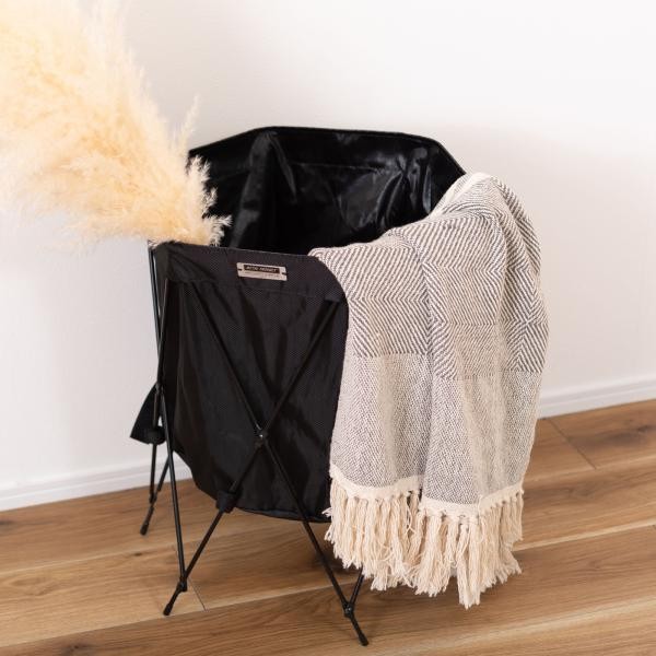 バスケットワゴン 折りたたみ 幅41 奥行き41 おしゃれ 収納ボックス ランドリーボックス キャンプ アウトドア スチール おもちゃ箱 折り畳み 完成品 ID012