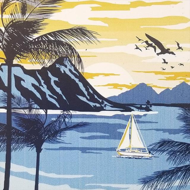 ウォールアート アートポスター ヨット 絵画 海 ハワイ ポスター
