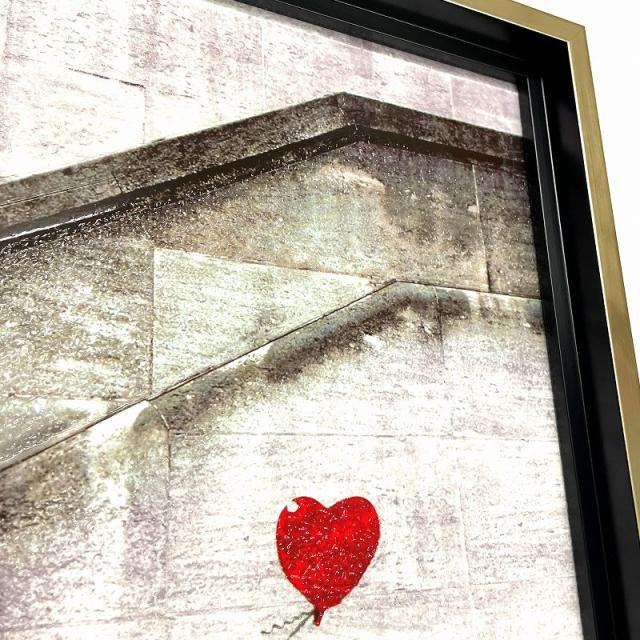 バンクシー アートパネル 53 赤い風船と少女 絵 絵画 大きい 現代
