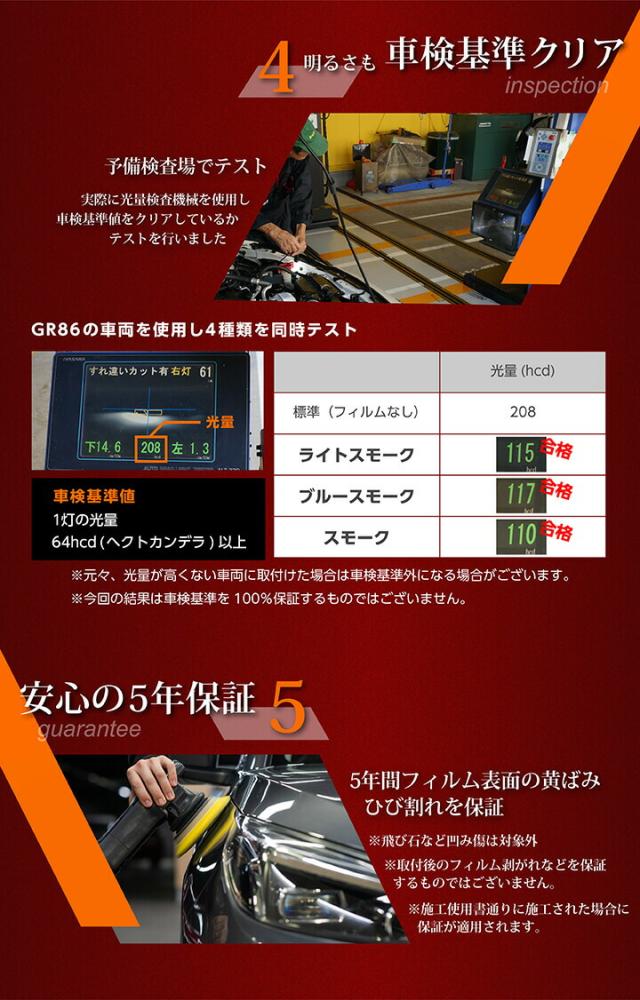 トヨタ クラウンスポーツ（型式：36/37系） ヘッドライトプロテクションフィルム カット済 左右10点セット ヘッドライト保護フィルム カーフィルム(ST)_6