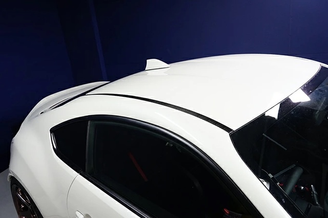 (9月末入荷予定)スバル 新型BRZ（型式：ZD8）トヨタ GR86専用 ドライカーボン製レインチャンネル/st719_3