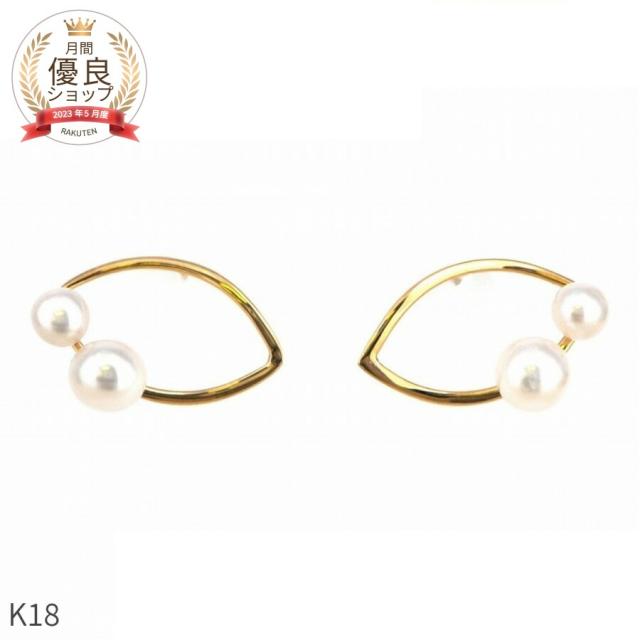 アコヤ真珠 ピアス 18金 イエローゴールド k18 ホワイトゴールド 18k ピンクゴールド 誕生石 6月 ベビーパール あこや ジュエリー 夏ギフト 日本製 ギフト プレゼント スキンジュエリー ゴールド お守り 大人