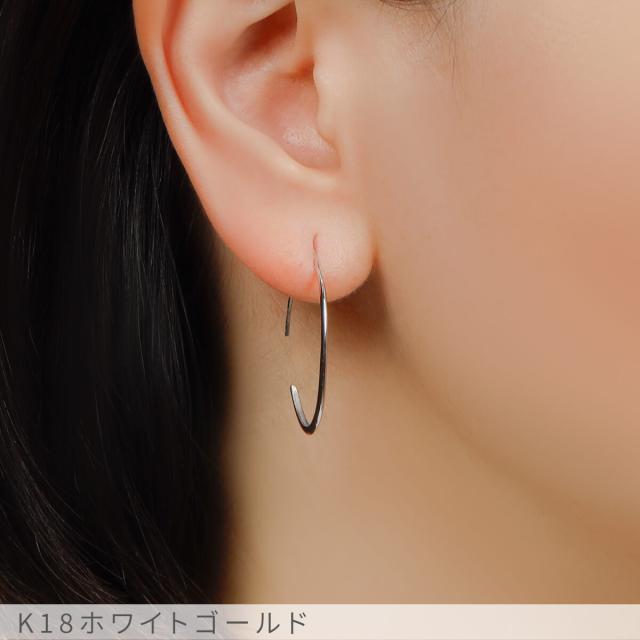 即納可】 地金 ピアス プチ プレゼント 女性 18金 イエローゴールド 