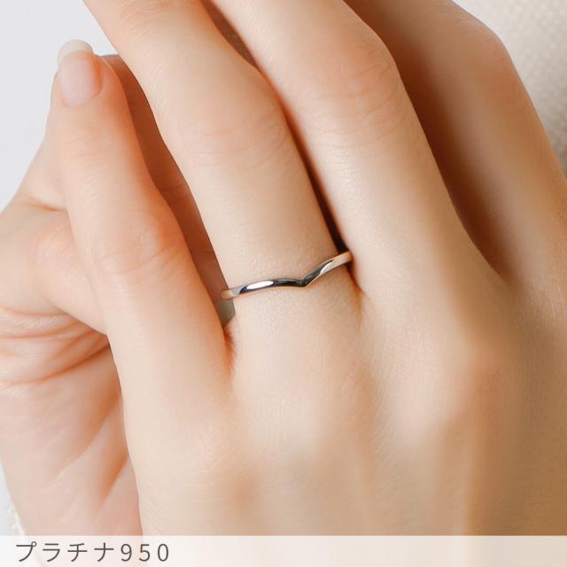 地金 リング 18金 プラチナ950 k18 イエローゴールド 18k ピンクゴールド v字 デザイン モチーフ シンプル 指輪 細い ピンキー スキンジュエリー Pt950 母の日 ジュエリー 日本製 ギフト プレゼント ファッションリング 細め ゴールド 調整 おしゃれ シンプル_2
