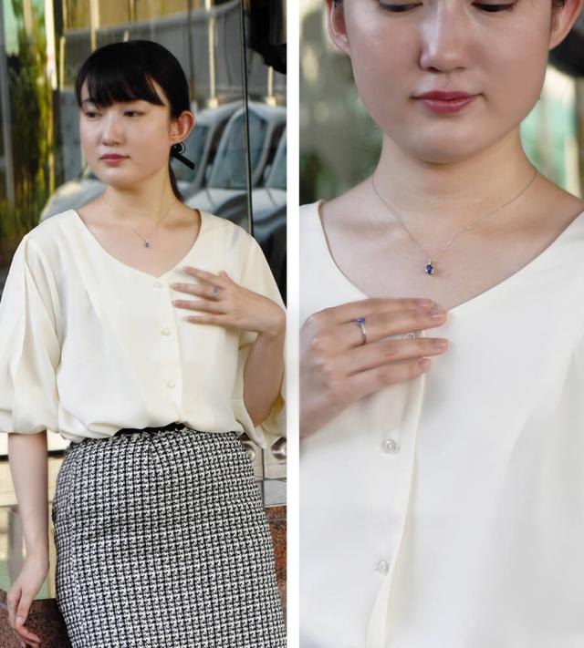 タンザナイト ネックレス 0.6カラット ダイヤモンド プラチナ950 18金 イエローゴールド k18 ピンクゴールド 18k ゾイサイト ブルー パープル オーバル 12月 誕生石 ct 大粒 天然石 一粒 ダイアモンド 夏ギフト ジュエリー 日本製 ギフト プレゼント ご褒美_14