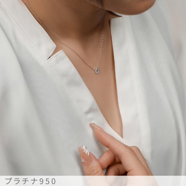 【即納可】 ダイヤモンド ネックレス サークル 0.1ct プラチナ950 18金 イエローゴールド k18 ピンクゴールド 18k モチーフ ミル スキンジュエリー ジュエリー 日本製 ギフト プレゼント 母の日_9