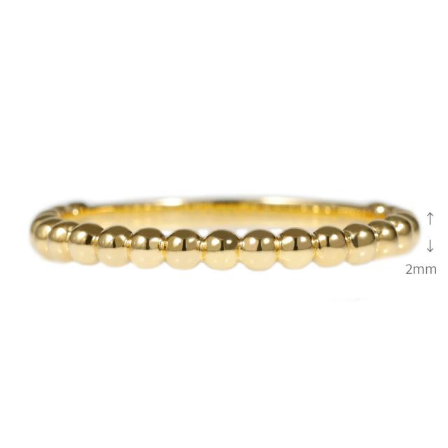 地金 リング ボールリング 18金 イエローゴールド プラチナ950 k18 ピンクゴールド 18k シンプル スキンジュエリー 指輪 メタル マテリアル 母の日 ジュエリー 日本製 ギフト プレゼント ファッションリング 細め ゴールド おしゃれ_13