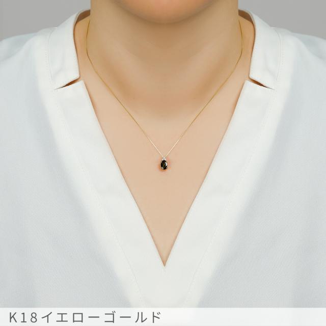 グリーントルマリン ダイヤモンド ネックレス 0.3 カラット 18金 イエローゴールド プラチナ950 k18 ピンクゴールド 18k 緑 オーバル 10月 誕生石 スキンジュエリー 母の日 ジュエリー 日本製 ギフト ct プレゼント レディース 天然石_3