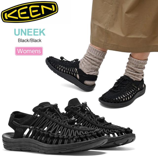 キーン KEEN  サンダル レディース ウィメンズ  ユニークモノクローム  UNEEK MONOCHROME  ブラック  1014099  2026SS sdl【靴】2602ripe