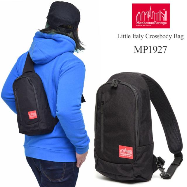 マンハッタンポーテージ Manhattan Portage リトル イタリー クロスボディバッグ [ブラック](MP1927) LITTLE ITALY CROSSBODY BAG メンズ レディース【鞄】 bdb 1902ripe