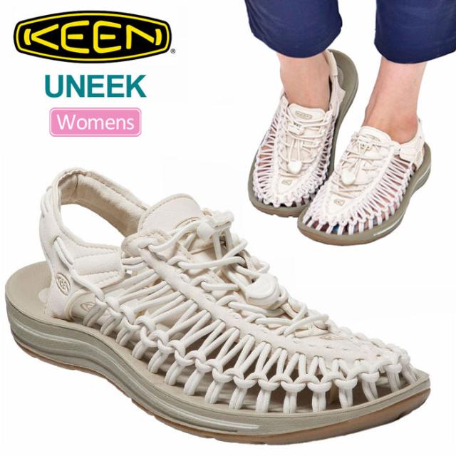 キーン KEEN  サンダル レディース ウィメンズ  ユニーク UNEEK  ホワイトキャップ コーンストーク  1018698  2026SS sdl【靴】2602ripe