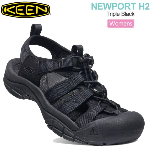 キーン KEEN  サンダル レディース ウィメンズ  ニューポートH2 エイチツー NEWPORT  トリプルブラック  1025028  2026SS sdl【靴】2602ripe