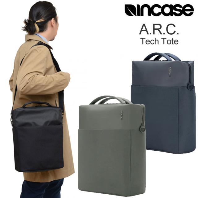 インケース Incase  ショルダーバッグ メンズ レディース  ARCテックトート  A.R.C. TECH TOTE 10.4L  ブラック グレー ネイビー  2022AW bns【鞄】2210ripe