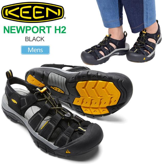 キーン KEEN  サンダル メンズ  ニューポートH2 エイチツー  NEWPORT H2  ブラック  1001907  2026SS sdl【靴】2602ripe
