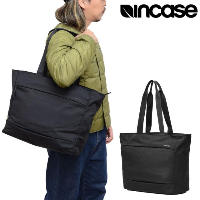 インケース Incase  トートバッグ メンズ レディース  シティマーケットトート ウィズ コーデュラナイロン  City Market Tote With Cordura Nylon  ブラック 137213053016  2022AW bns【鞄】2210ripe