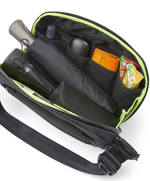 ベルーフバゲージ beruf baggage  スリングパック 日本製 メンズ レディース  アーバンエクスプローラー6.0  X-PACナイロン 防水  URBAN EXPLORER 6.0  ブラック 6L  BRF-GR21 2022AW【鞄】2211ripe_8